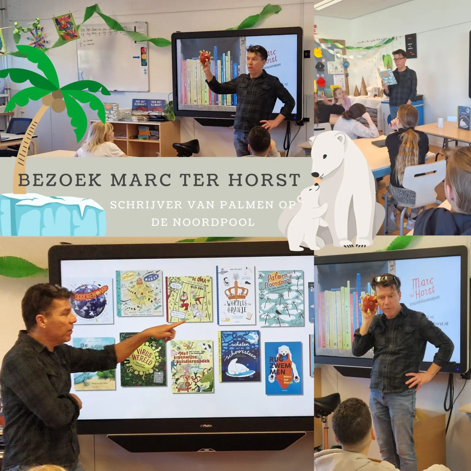 Marc ten Horst tijdens Palmen op de Noordpool